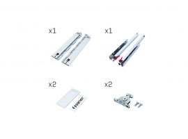 AlphaBox 18 mm Bas-Aç 600 mm Beyaz Perakende