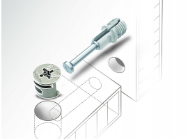 JETFIX  Ø8 + SAMFIX Gövde 13,2 mm Nikel Bağlantı Elemanı